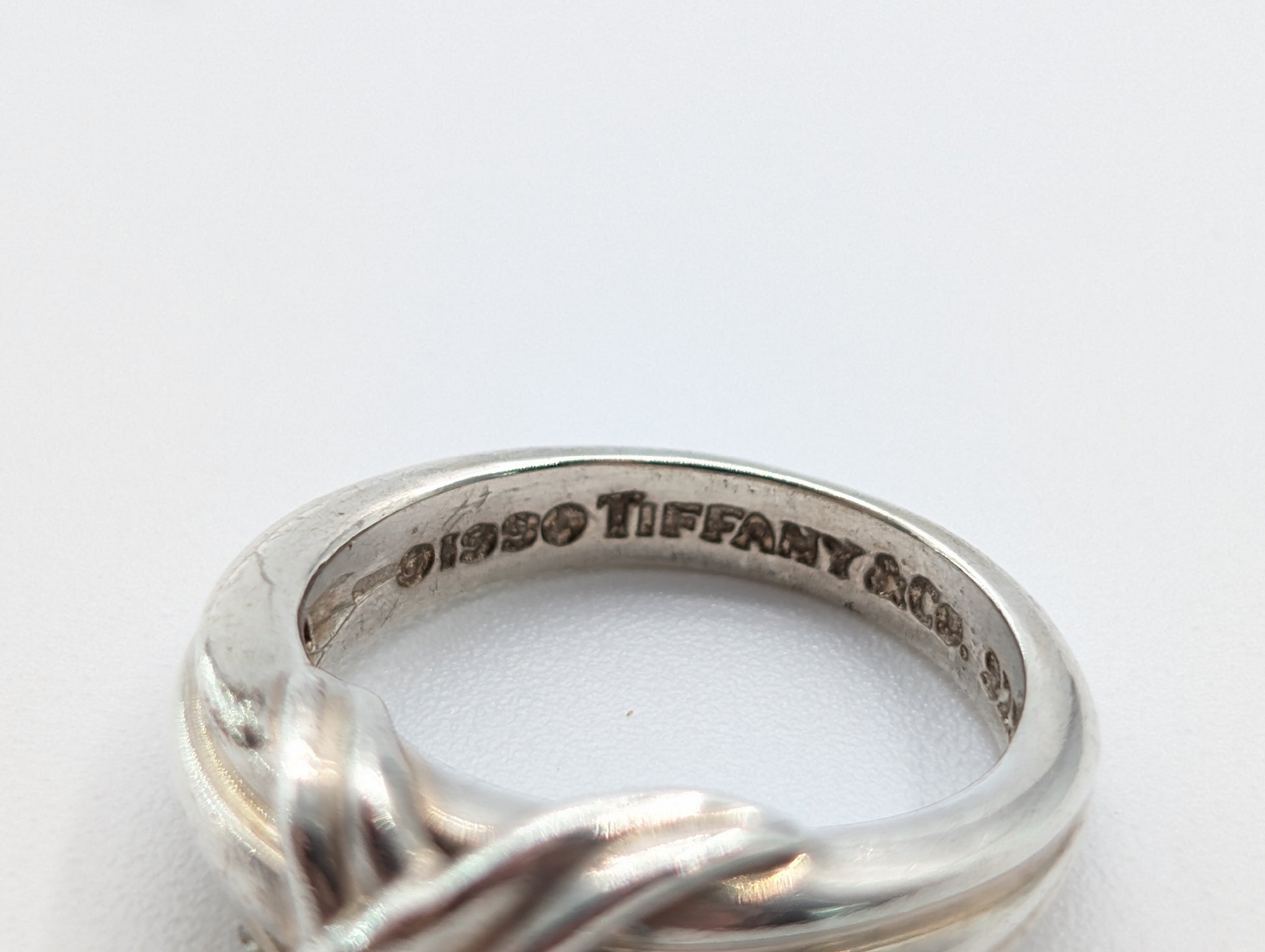 Tiffany & Co. Tiffany & Co. Cross Ring 1990 SV925 4.9g Ring