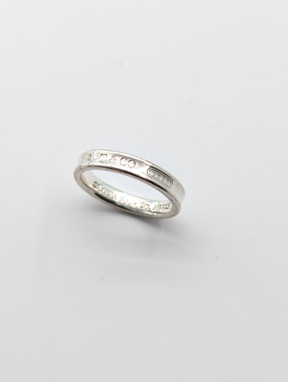 Tiffany & Co. Tiffany & Co. Narrow 1837 Ring, Size 17, 4.4g