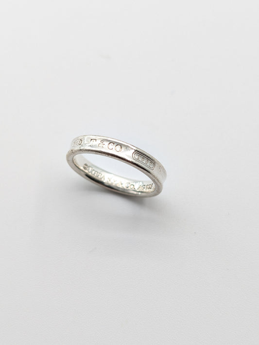 Tiffany & Co. Tiffany & Co. Narrow 1837 Ring, Size 17, 4.4g