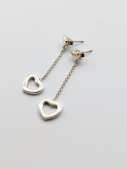 Tiffany & Co. Tiffany & Co. Heart Swing Earrings, 925, 3.9g
