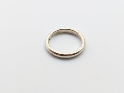Tiffany & Co. Stacking Band Ring with Diamonds, 925, Size 11, 2.7g