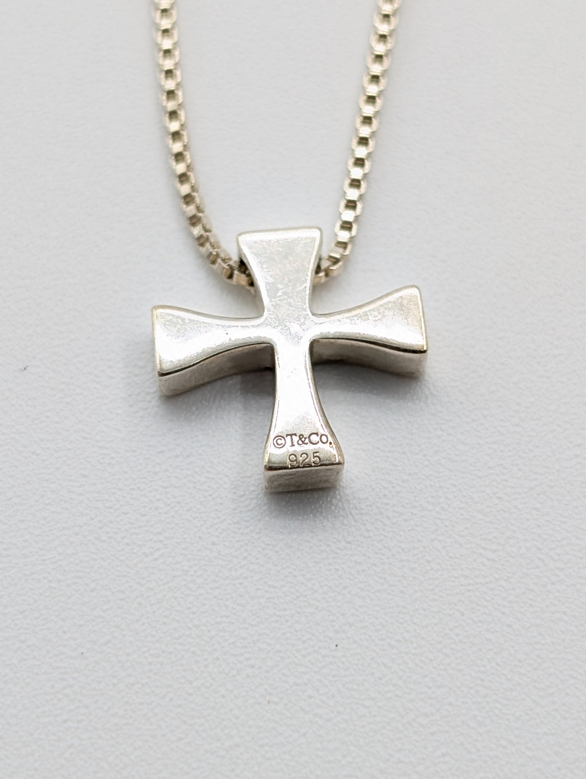 Tiffany & Co. Maltese Cross Necklace, 925, 4.1g