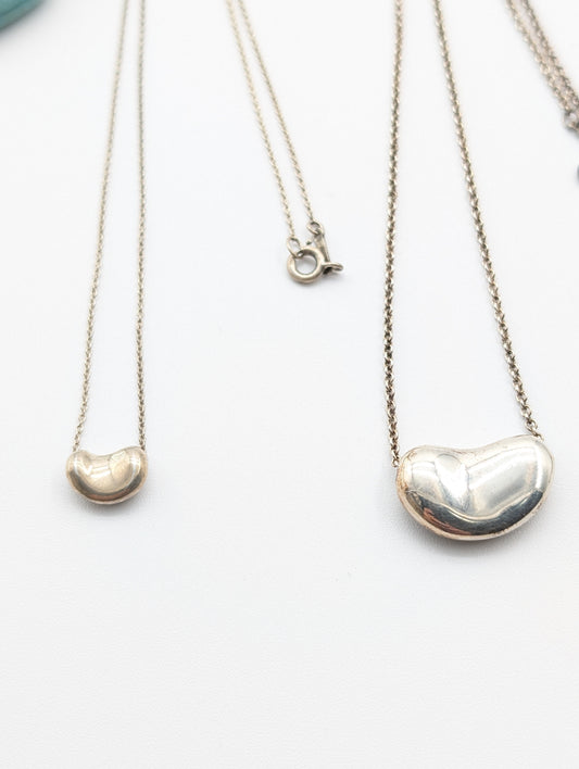 Tiffany & Co. 5-Piece Open Heart Large Necklace Set, 28.7g, Accessory Set 