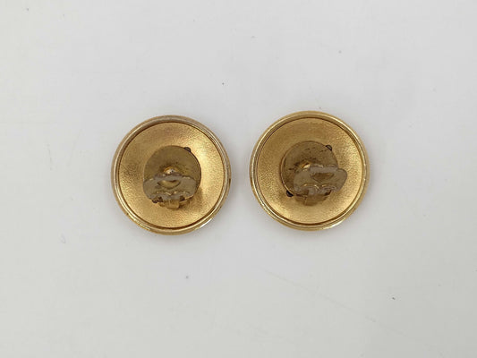 HERMES Horn Motif Earrings