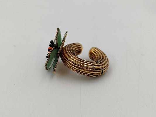 FENDI Ear Cuff Flower Earrings