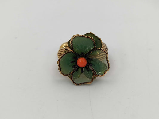FENDI Ear Cuff Flower Earrings