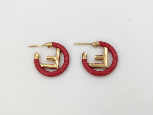 FENDI red earrings