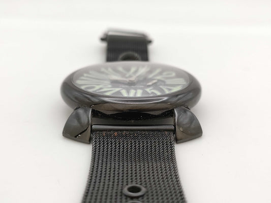 GaGa MILANO Manuale 46 10013 Quartz Black Dial Men's Watch