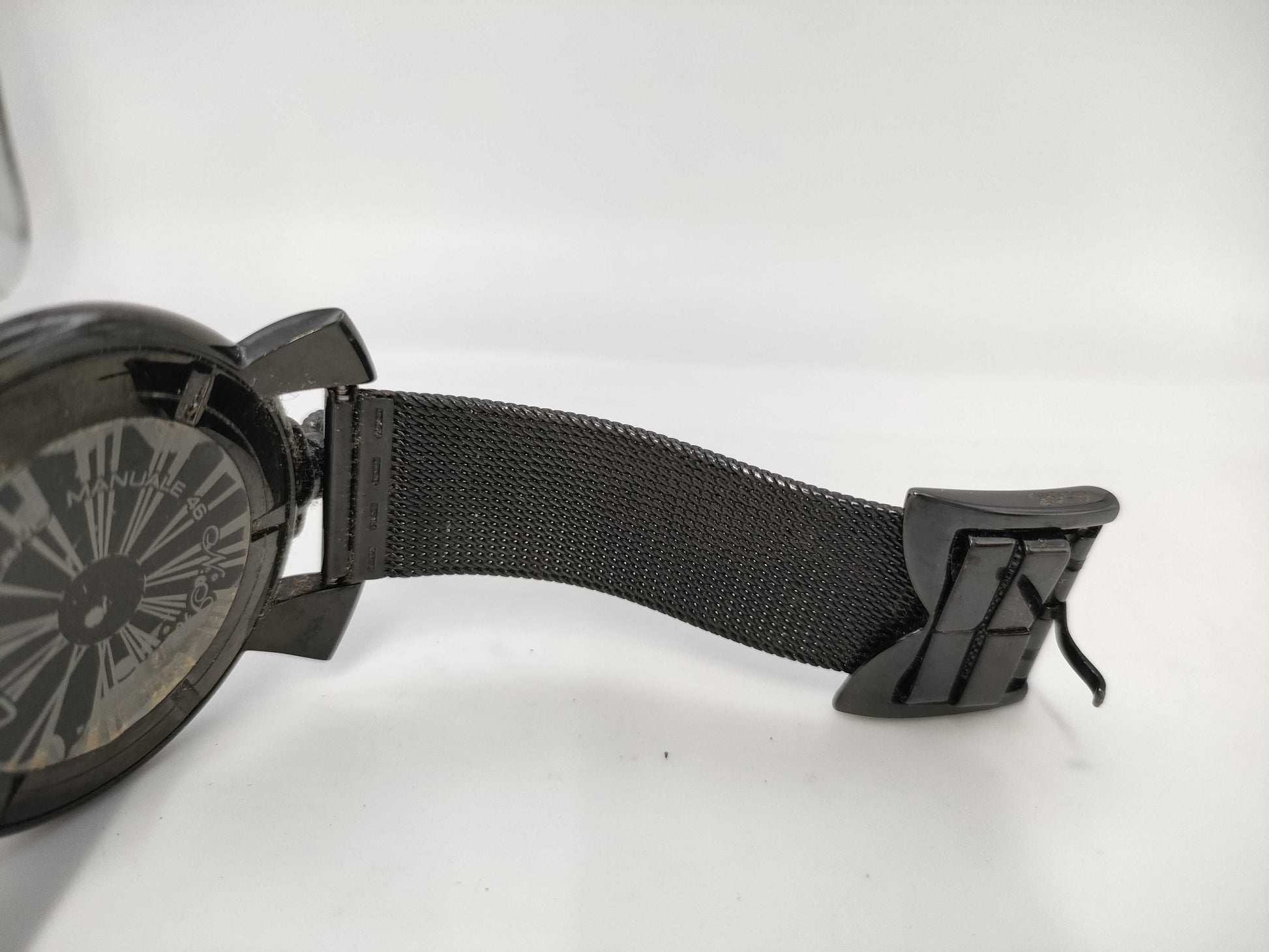 GaGa MILANO Manuale 46 10013 Quartz Black Dial Men's Watch