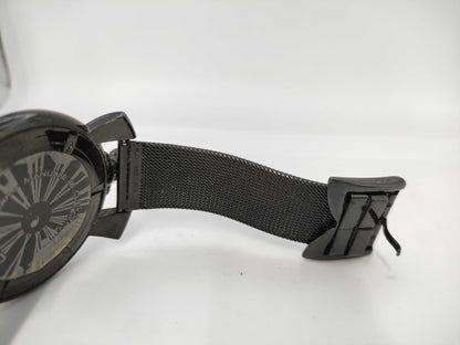 GaGa MILANO Manuale 46 10013 Quartz Black Dial Men's Watch