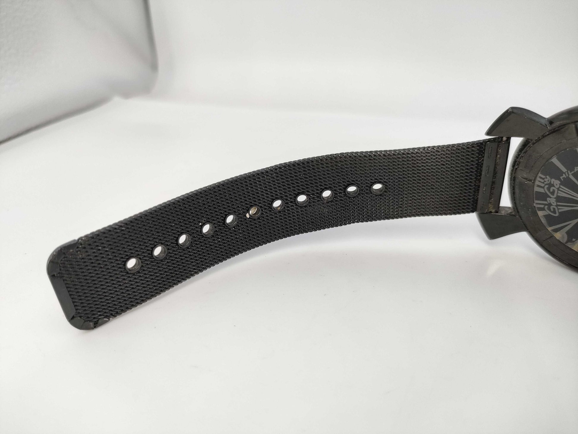 GaGa MILANO Manuale 46 10013 Quartz Black Dial Men's Watch