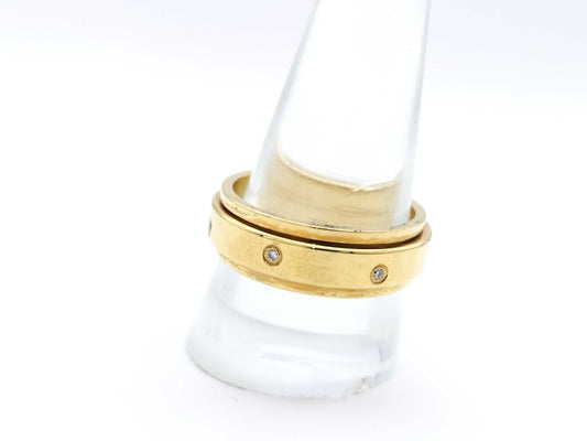 PIAGET Possession #65 Diamond Ring, Yellow Gold 750, 11.6g 