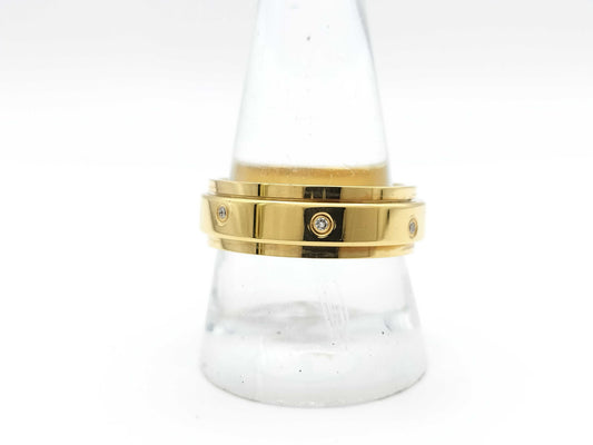 PIAGET Possession #65 Diamond Ring, Yellow Gold 750, 11.6g 