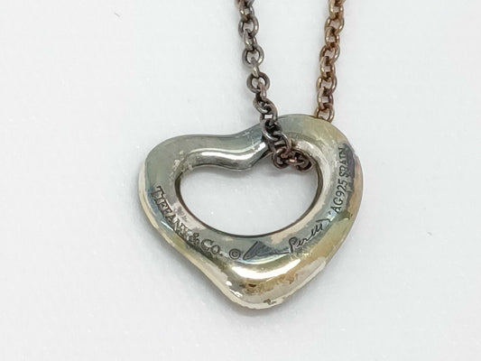 Tiffany & Co. Open Heart 2.1g SV925 Necklace