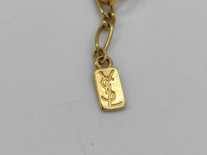 Yves Saint Laurent Gold Rhinestone Necklace
