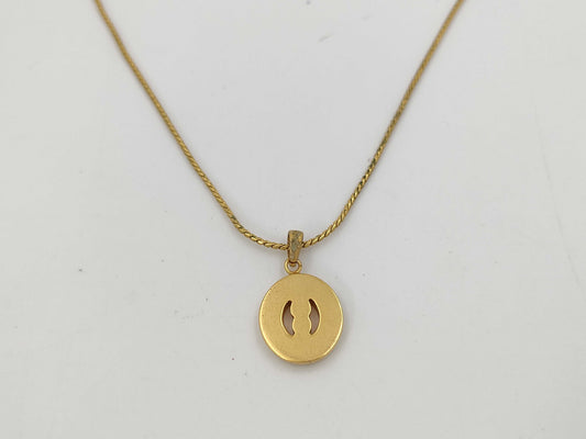 Yves Saint Laurent Gold Rhinestone Necklace