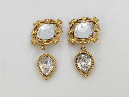 Yves Saint Laurent Stone Earrings