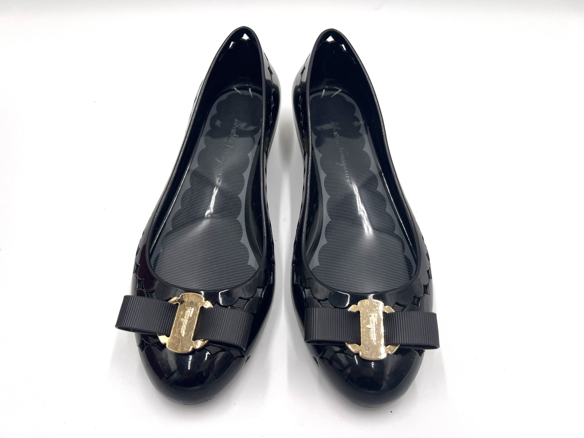 Salvatore Ferragamo JELLY Black Size 6 Pumps