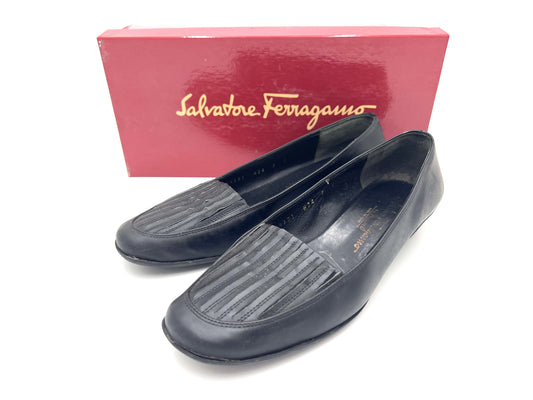 Salvatore Ferragamo Salvatore Ferragamo Leather Black Size 7 Loafers