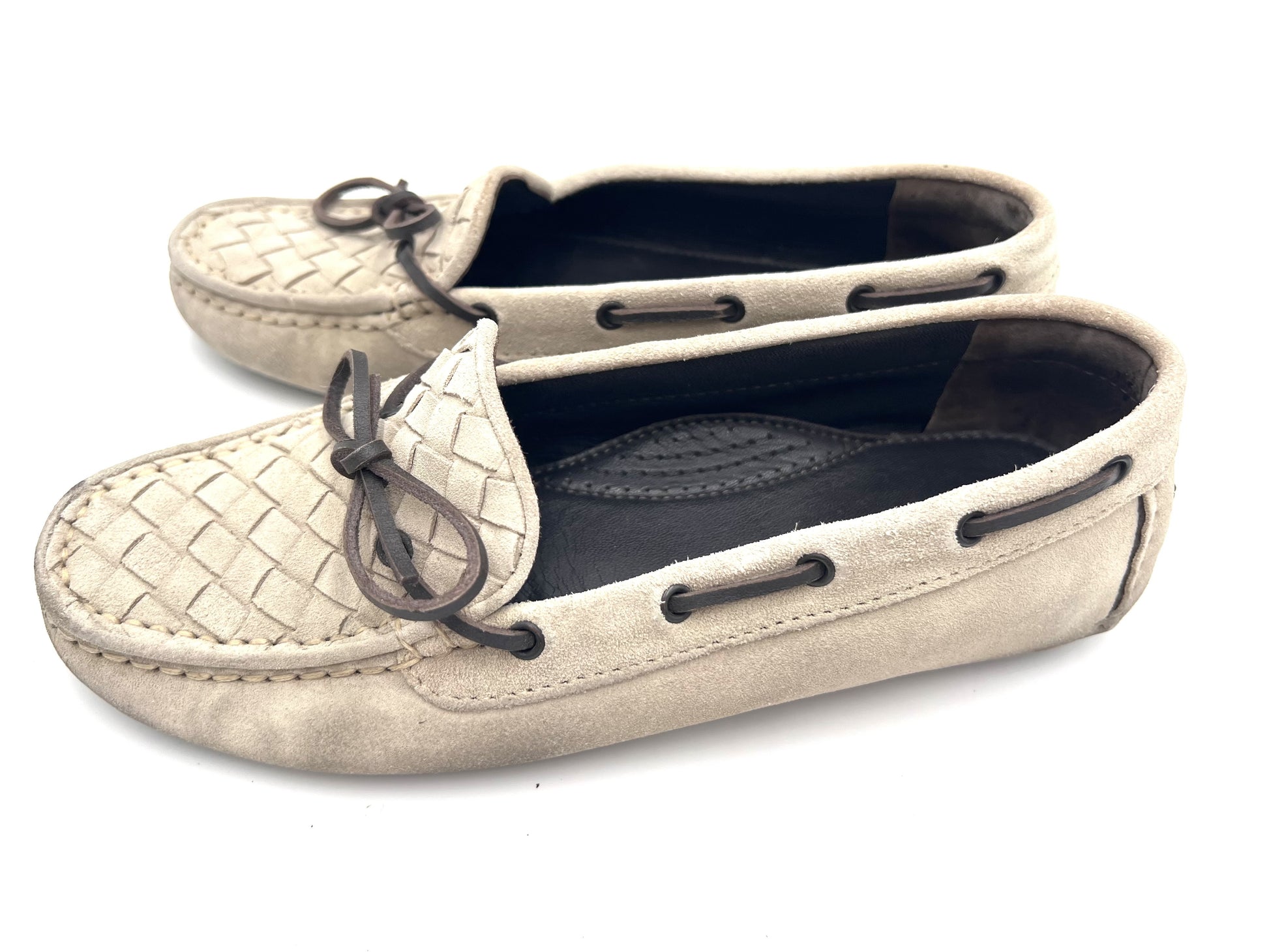 BOTTEGA VENETA BOTTEGA VENETA Bottega Veneta Suede Driving Shoes Gray Size 34 1/2 Other Shoes