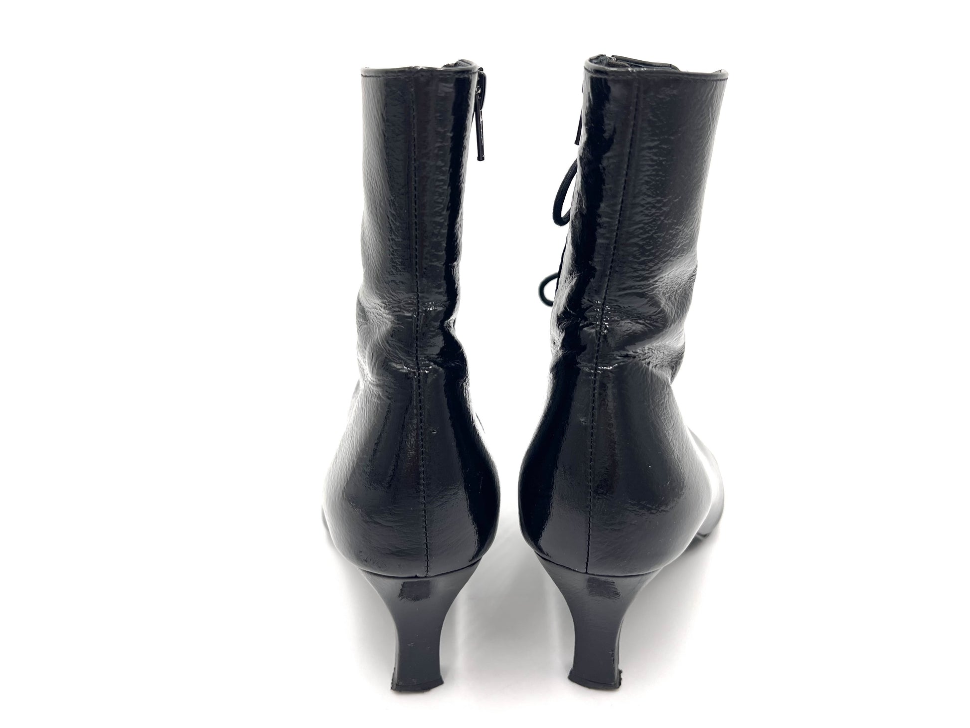 OTA 6749 Lace-up Short Boots Black Size 23cm Other Shoes