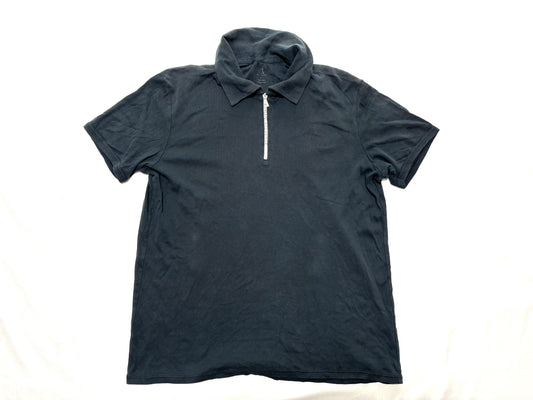 Armani Exchange Half-Zip Polo Shirt, Navy, Size L