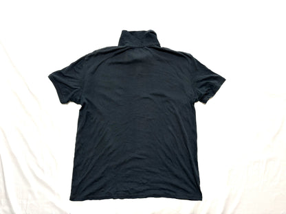 Armani Exchange Half-Zip Polo Shirt, Navy, Size L