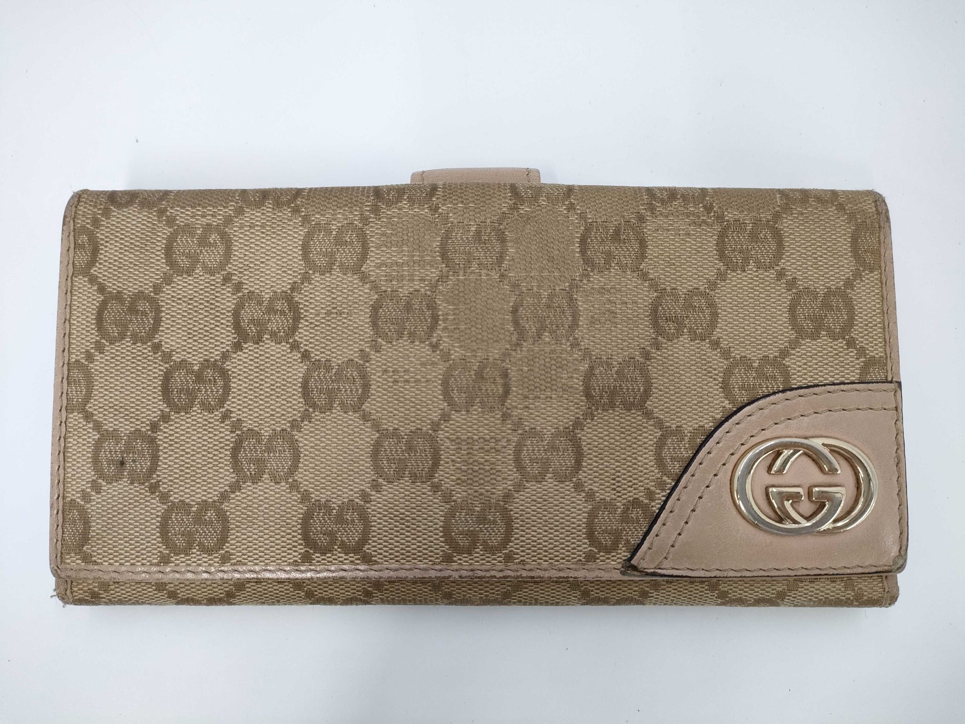 GUCCI GG Canvas Long Wallet 181593 Wallet
