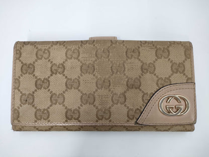 GUCCI GG Canvas Long Wallet 181593 Wallet