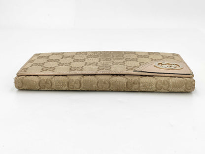 GUCCI GG Canvas Long Wallet 181593 Wallet