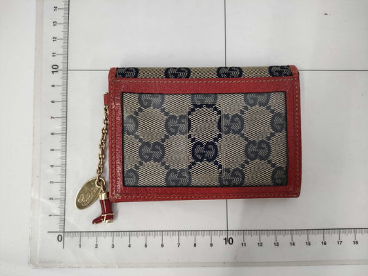 GUCCI GG Canvas Card Case/Business Card Holder 154178 Card Case/Pass Case/Business Card Holder