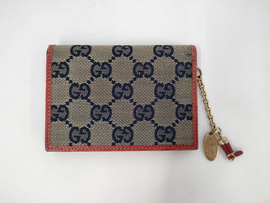 GUCCI GG Canvas Card Case/Business Card Holder 154178 Card Case/Pass Case/Business Card Holder