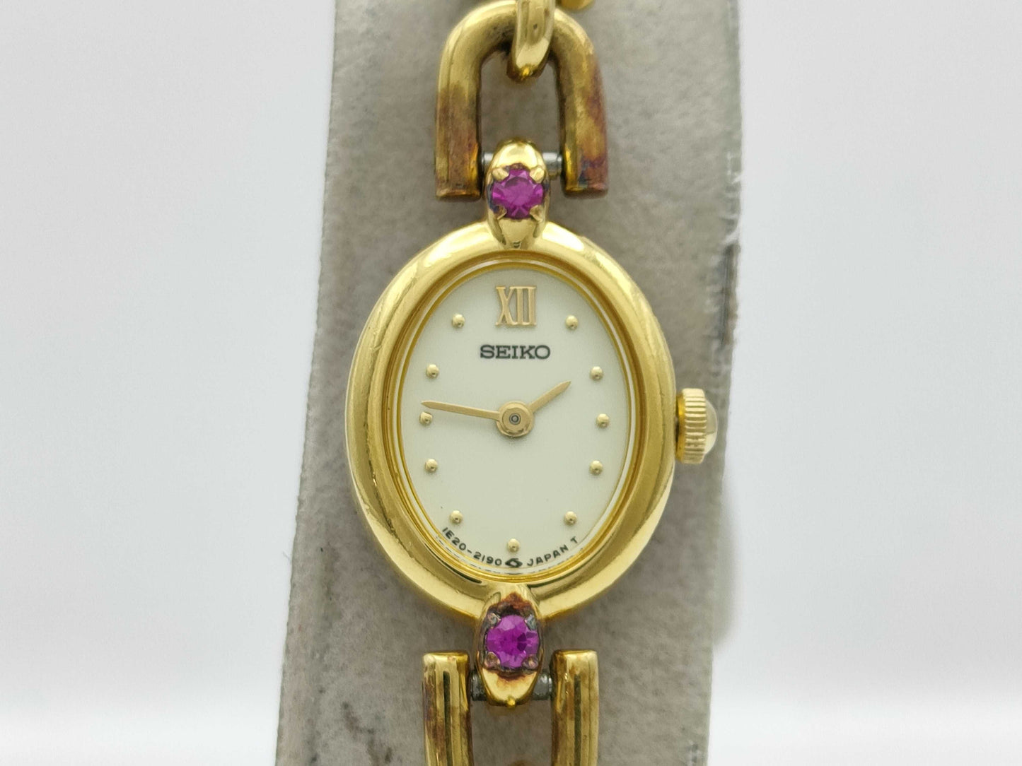 SEIKO 1E20-6140 9N2208 Quartz Women's Watch 