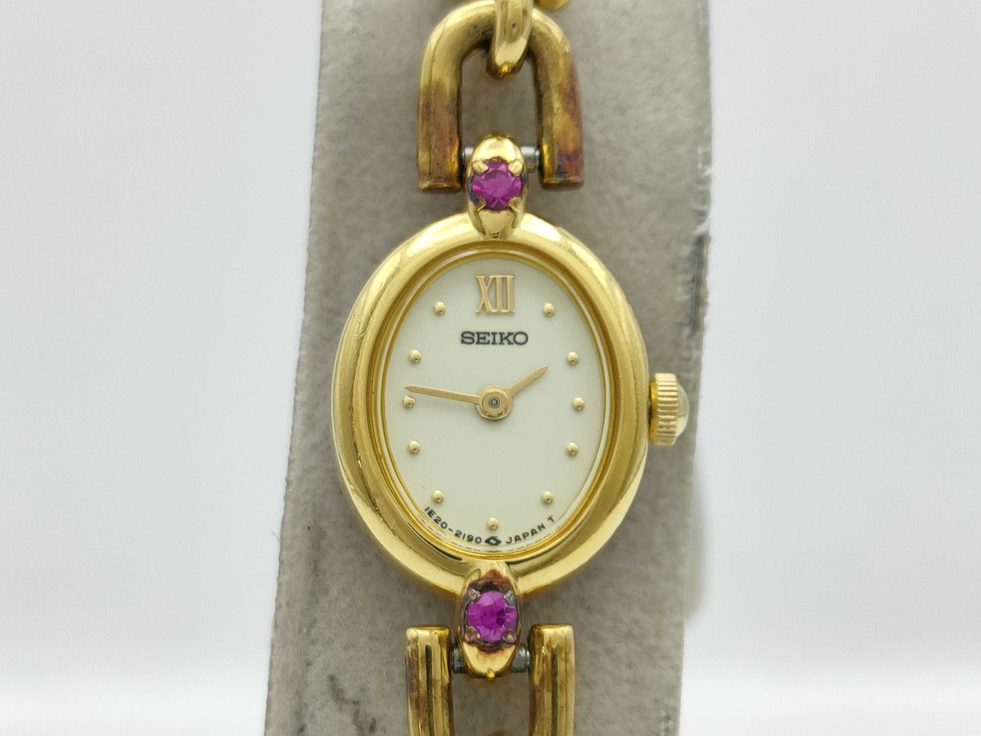 SEIKO 1E20-6140 9N2208 Quartz Women's Watch 