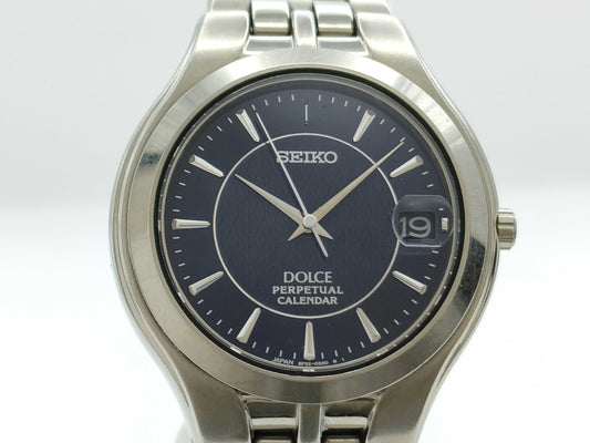 SEIKO 8F32-0260 074741 Quartz Men's Watch, Not Working/No Operational Guarantee