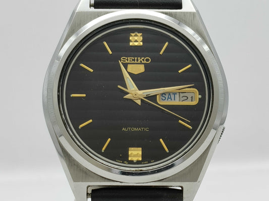 SEIKO 7009-876A 1D7336 Automatic Black Dial Men's Watch