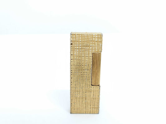 dunhill dunhill lighter gold all-over pattern lighter other accessories