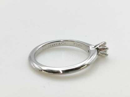 Tiffany & Co. Solitaire D0.20ct PT950 4.1g Ring 