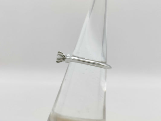 Tiffany & Co. Solitaire D0.20ct PT950 4.1g Ring 