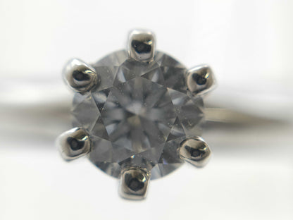 Tiffany & Co. Solitaire D0.20ct PT950 4.1g Ring 