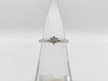 Tiffany & Co. Solitaire D0.20ct PT950 4.1g Ring 