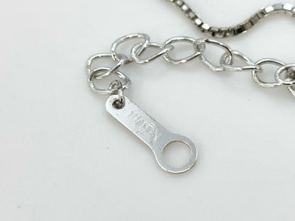 TASAKI Pearl Diameter: Approx. 6.9mm, D0.01ct, Silver/Metal, 4.4g Necklace 