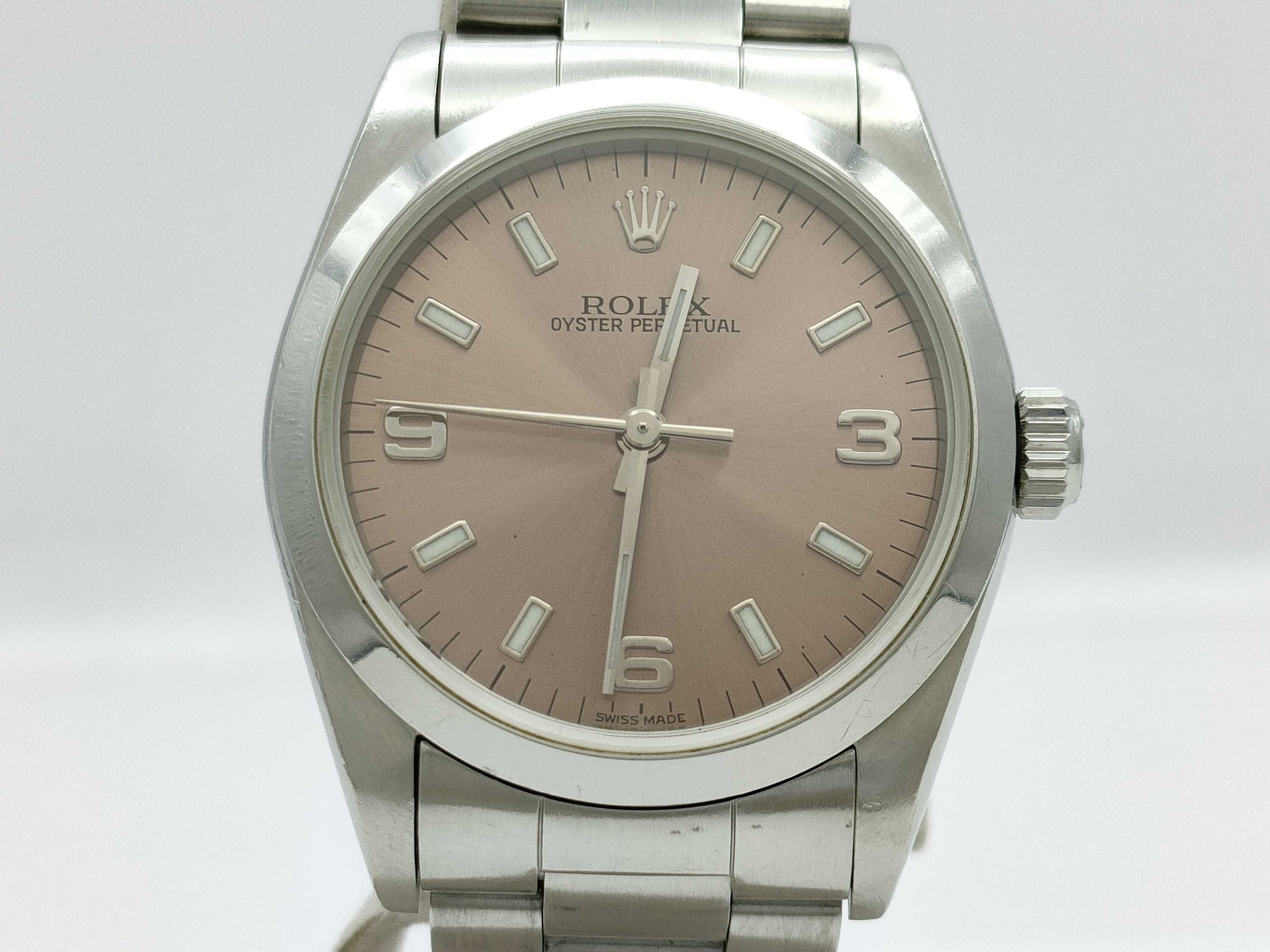 ROLEX 67480 N518337 Pink Dial Women's Watch