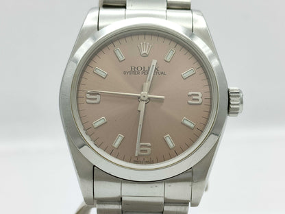 ROLEX 67480 N518337 Pink Dial Women's Watch