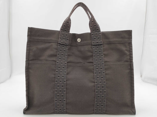 HERMES Air Line HERMES Air Line MM Tote Bag Handbag Black Gray Handbag