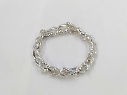 Tiffany & Co. Tiffany Forge Medium Link 22-Link Bracelet, Ag925, 39.9g