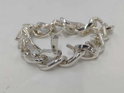Tiffany & Co. Tiffany Forge Large Link 14-Link Bracelet, Ag925, 67.6g, Bracelet/Bangle