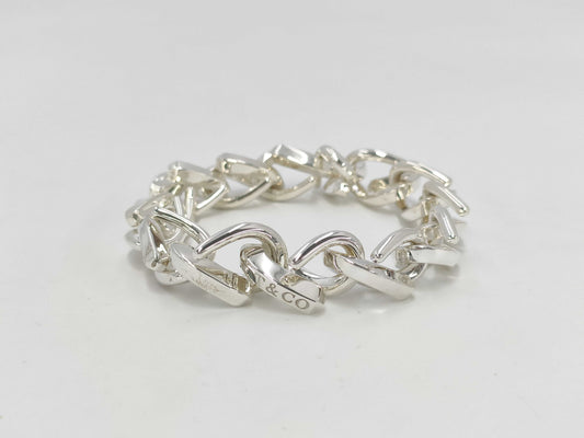 Tiffany & Co. Tiffany Forge Large Link 14-Link Bracelet, Ag925, 67.6g, Bracelet/Bangle