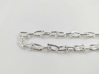 Tiffany & Co. Tiffany HardWear Small Link Necklace, Ag925, 40.8g