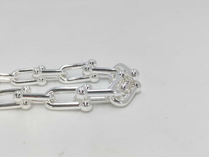 Tiffany & Co. Tiffany HardWear Graduated Link Necklace, Ag925, 102.3g